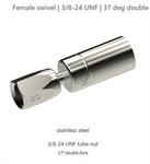 BQ FEMALE -3 JIC STAINLESS STEEL