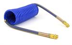 TUBE DOT COIL HOSE BLUE 15 FT